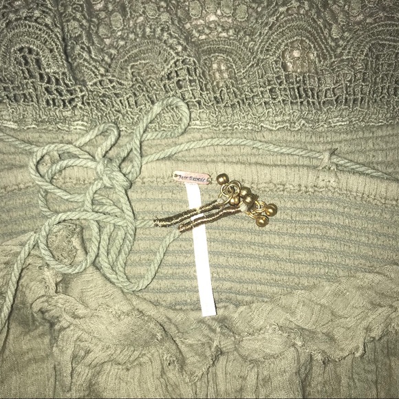 🌼HP🌼 Free People Crochet Lace Bohemian Crop Top - Picture 6 of 8